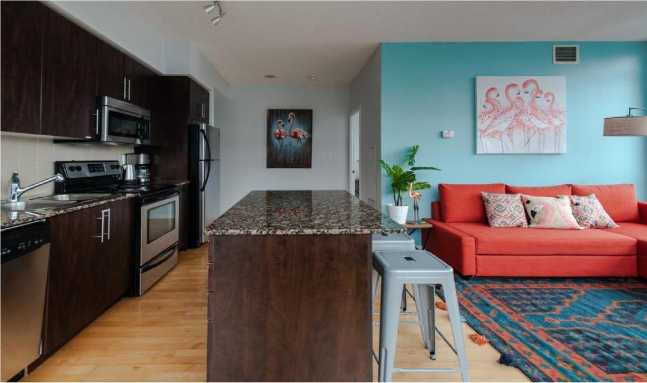 Toronto Downtown Core Two Bedroom Condo With Cn Tower View, Free Parking Extérieur photo