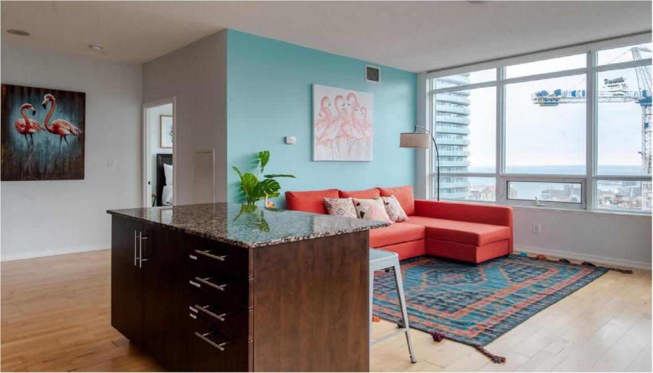 Toronto Downtown Core Two Bedroom Condo With Cn Tower View, Free Parking Extérieur photo